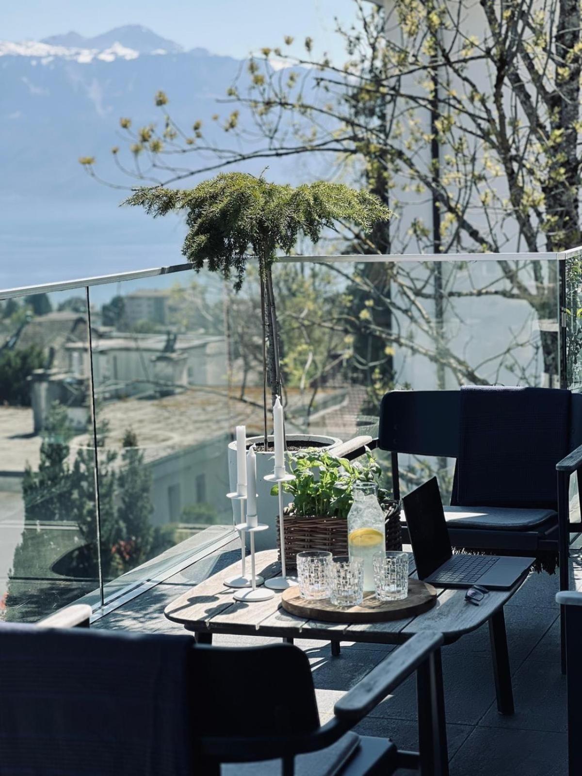 New Luxury Lake View Apartment - 洛桑 外观 照片